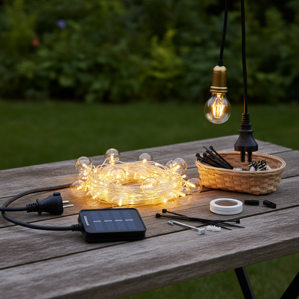 Kuidas valida ja paigaldada valgusketid õue kaunimaks muutmiseks