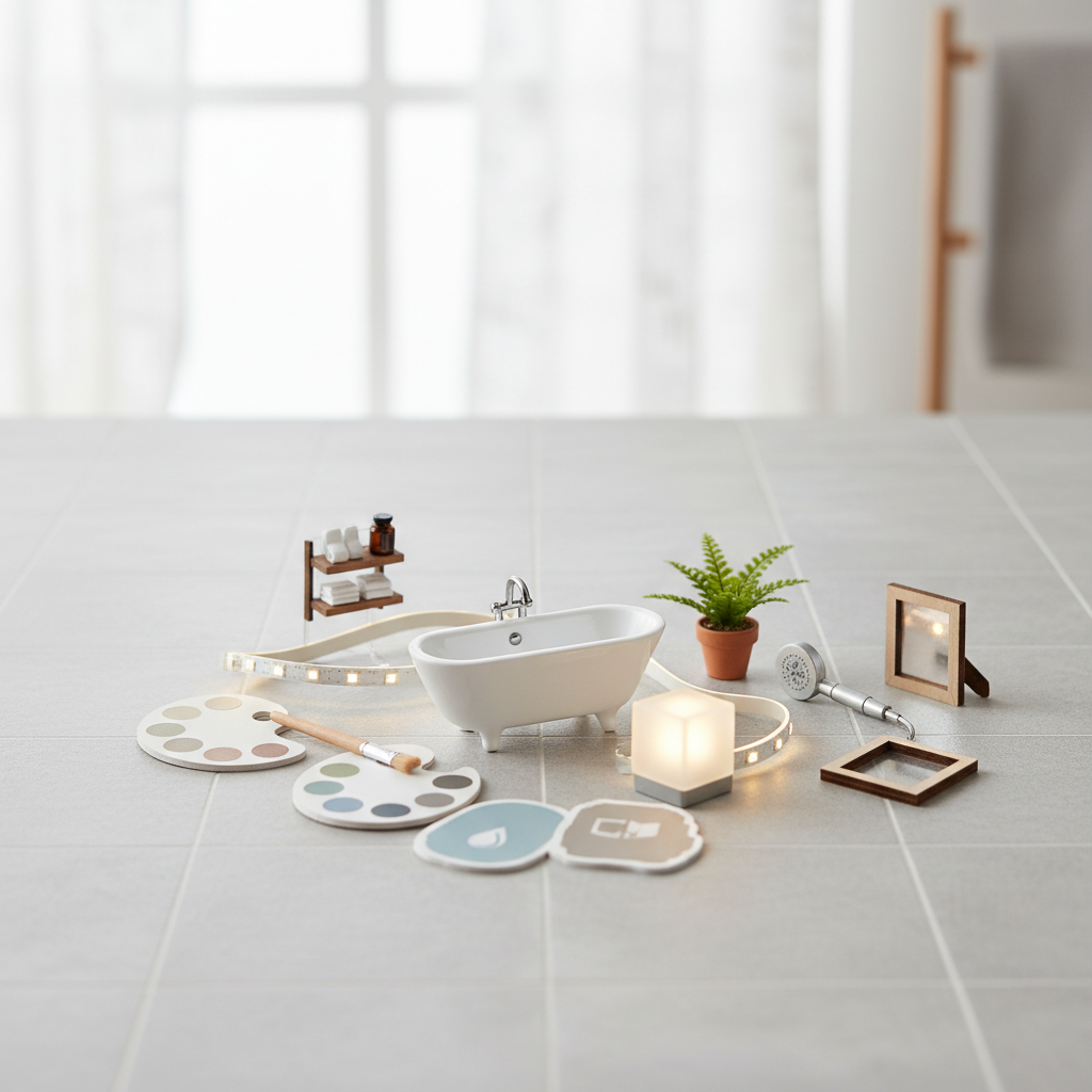 Nutikaid ja odavaid lahendusi vannituppa: kuidas uuendada oma pesuruumi väikese eelarvega