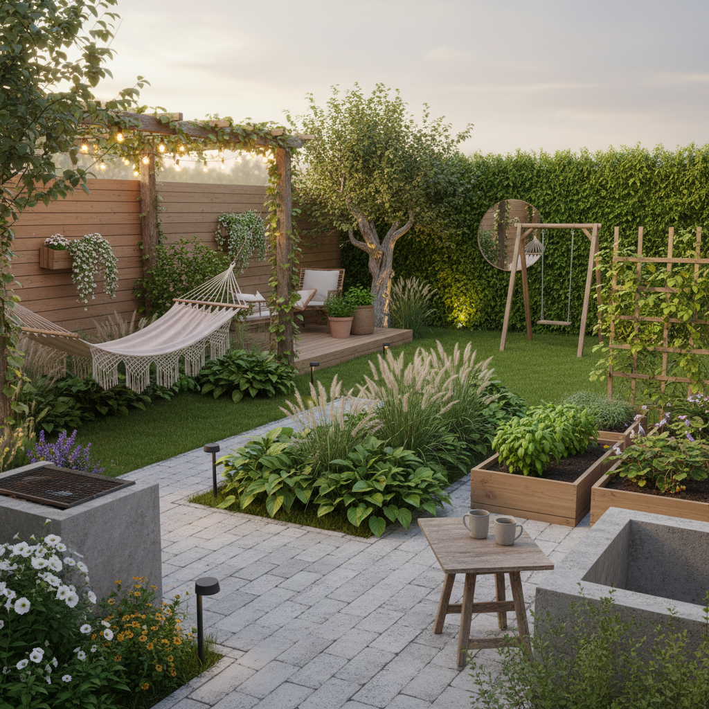 Aiakujundus: värsked nipid hubase koduaia loomiseks