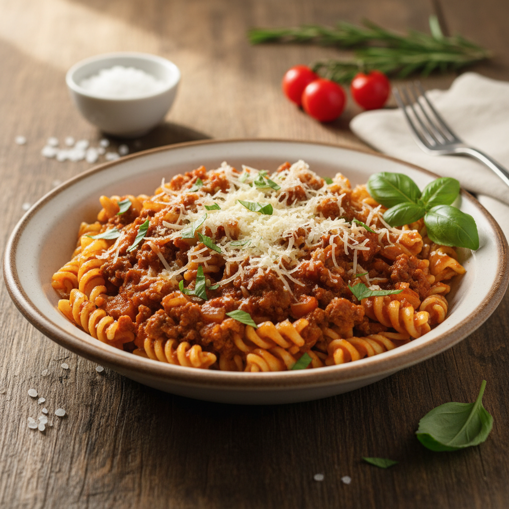 Kiire ja mahlane pasta hakklihaga: valmis 15 minutiga