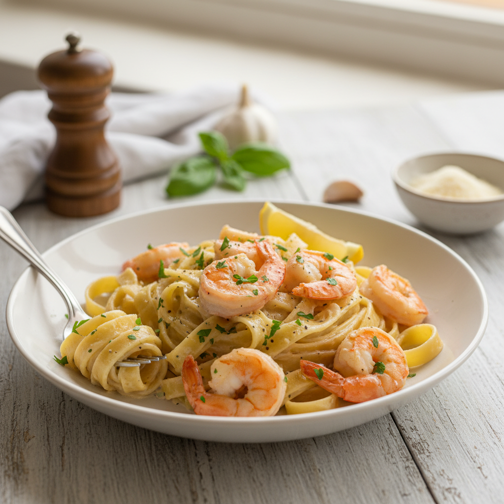 Koorene krevettipasta: kiire ja maitsev õhtusöök