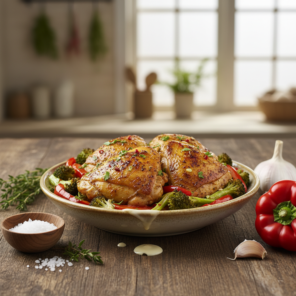 Mahlane marineeritud kana ahjus: valmib vaid 30 minutiga