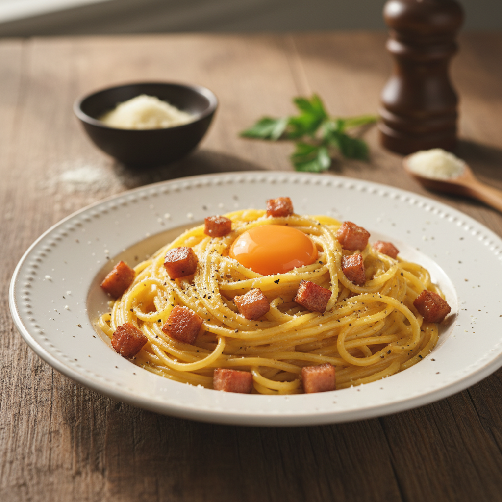 Autentne pasta carbonara: ehtne Itaalia maitse sinu köögis
