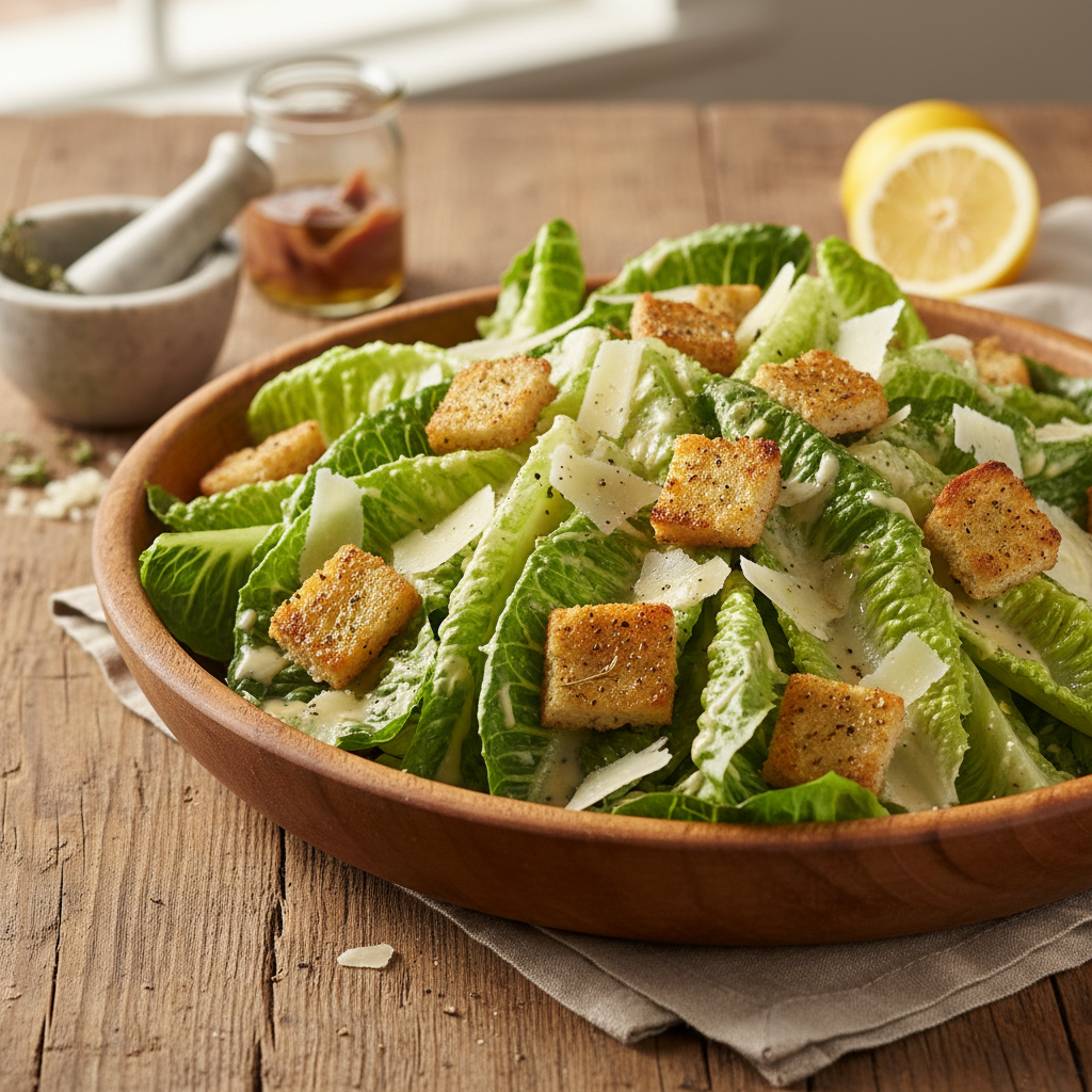 Ideaalne Caesari salat: see retsept õnnestub alati