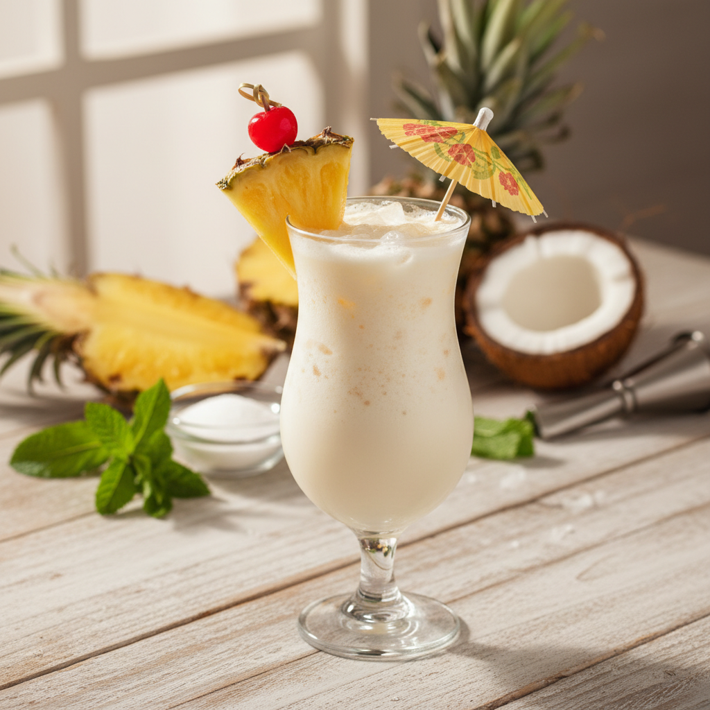 Klassikaline piña colada: retsept, mis maitseb nagu puhkus