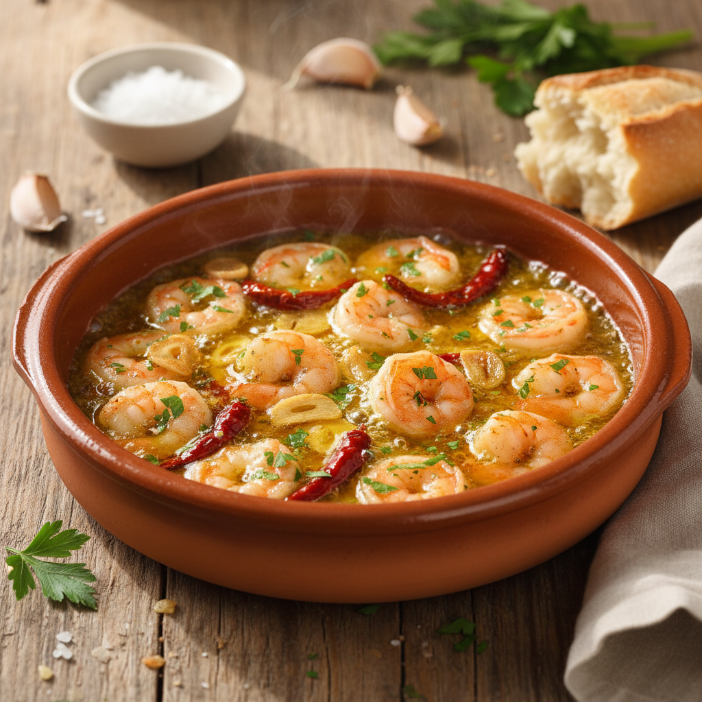 Krevetid pil-pil: vürtsikas ja ehtne Hispaania retsept