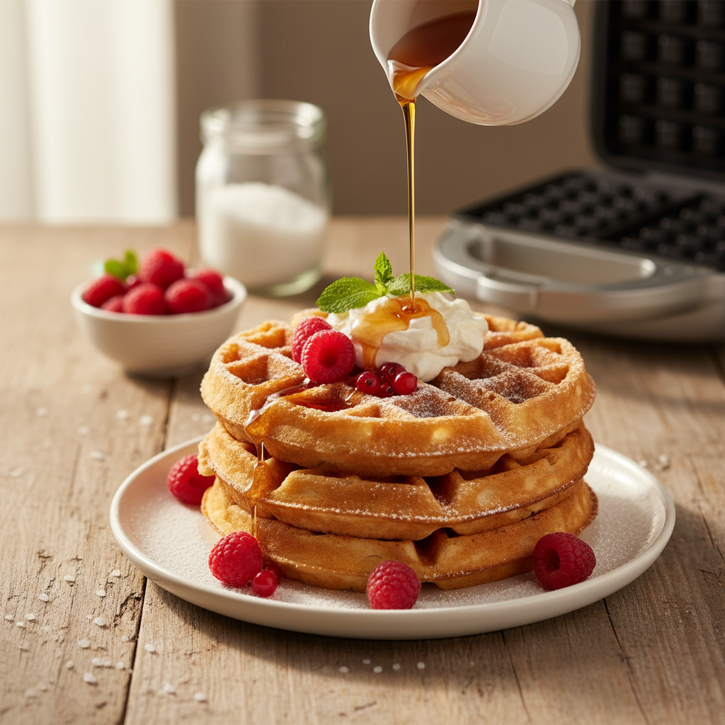 Parim Belgia vahvli retsept: krõbe ja õhuline tulemus