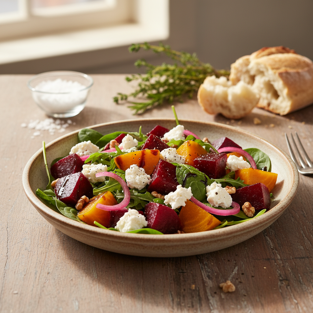 Peedi-kitsejuustusalat: imemaitsev roog vaid minutitega