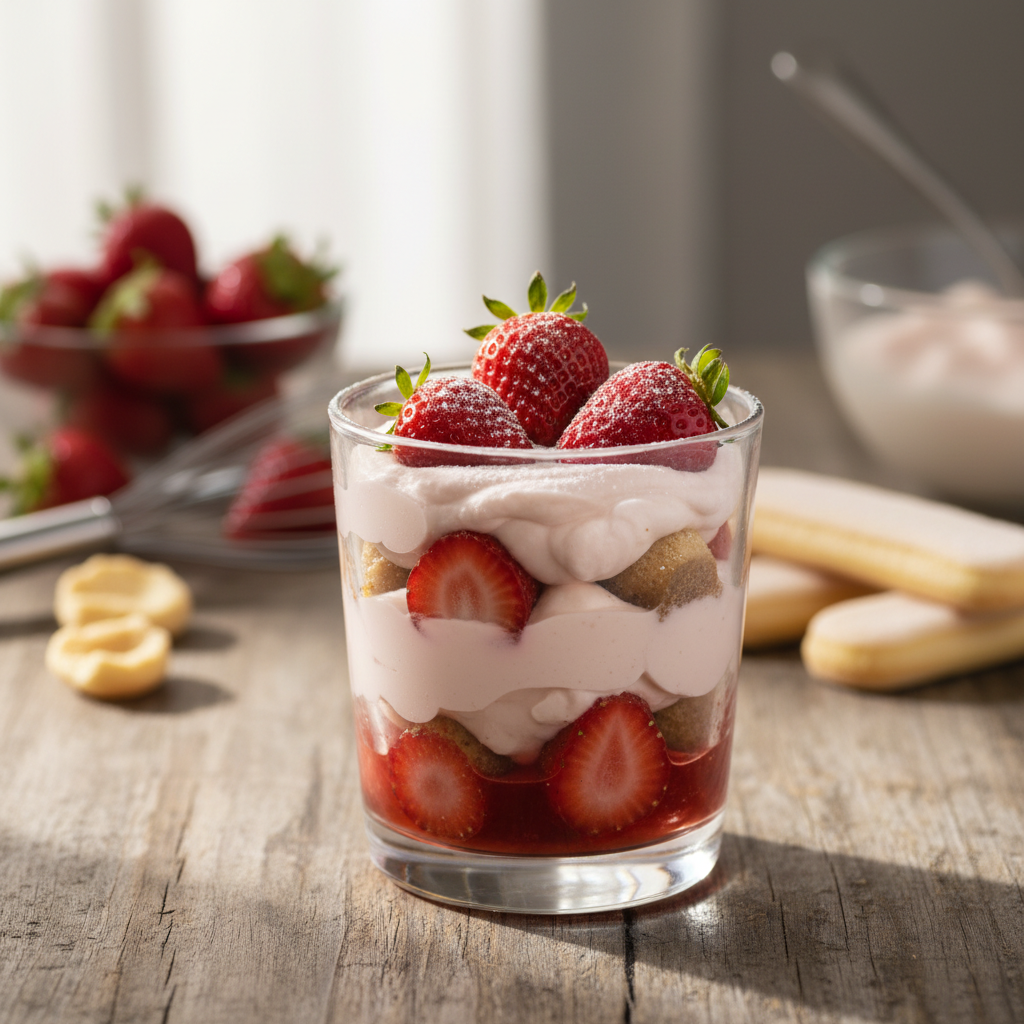Lihtne maasika-tiramisu: suvine magustoit loetud minutitega
